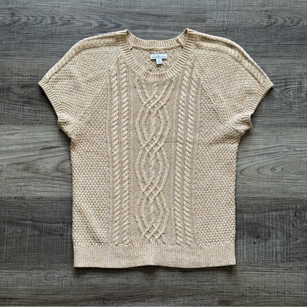 L.L. Bean Signature Sweater Size XS Yellow